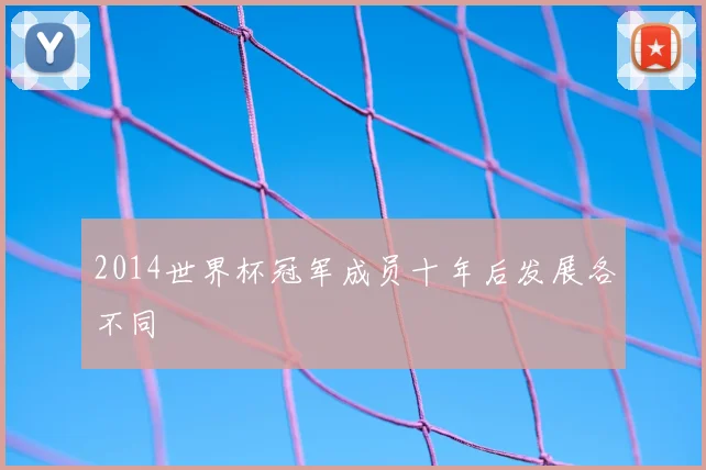 2014世界杯冠军成员十年后发展各不同